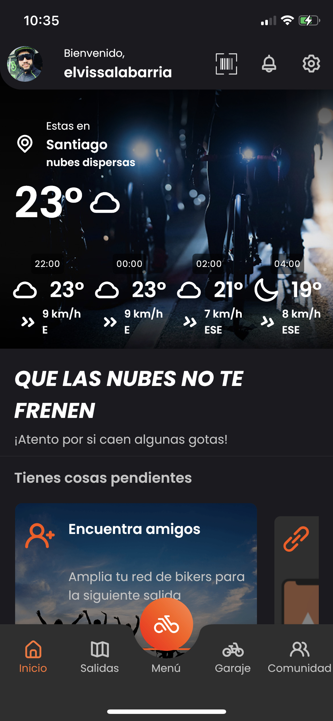 AllInBiking product screenshot